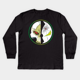 Spawn (Only Black) Kids Long Sleeve T-Shirt